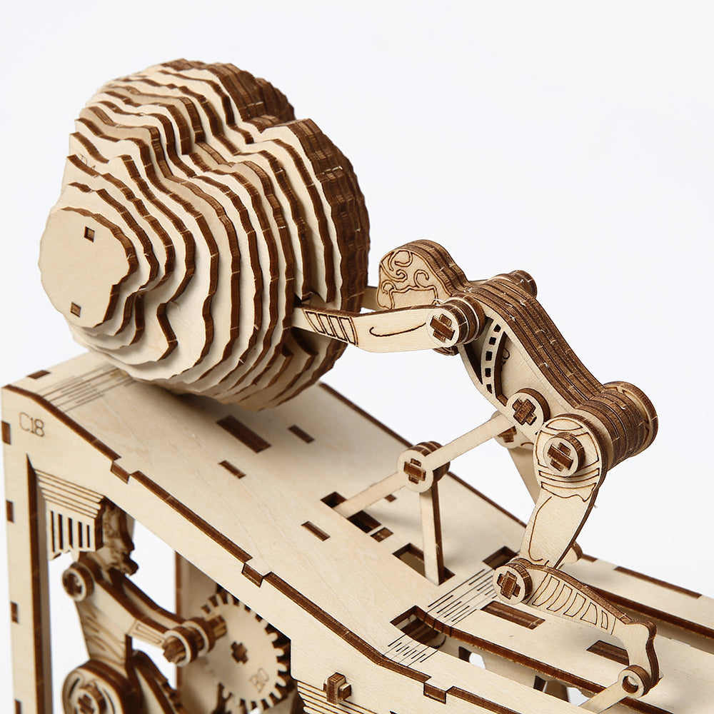 Wooden Sisyphus Puzzle Model 3D