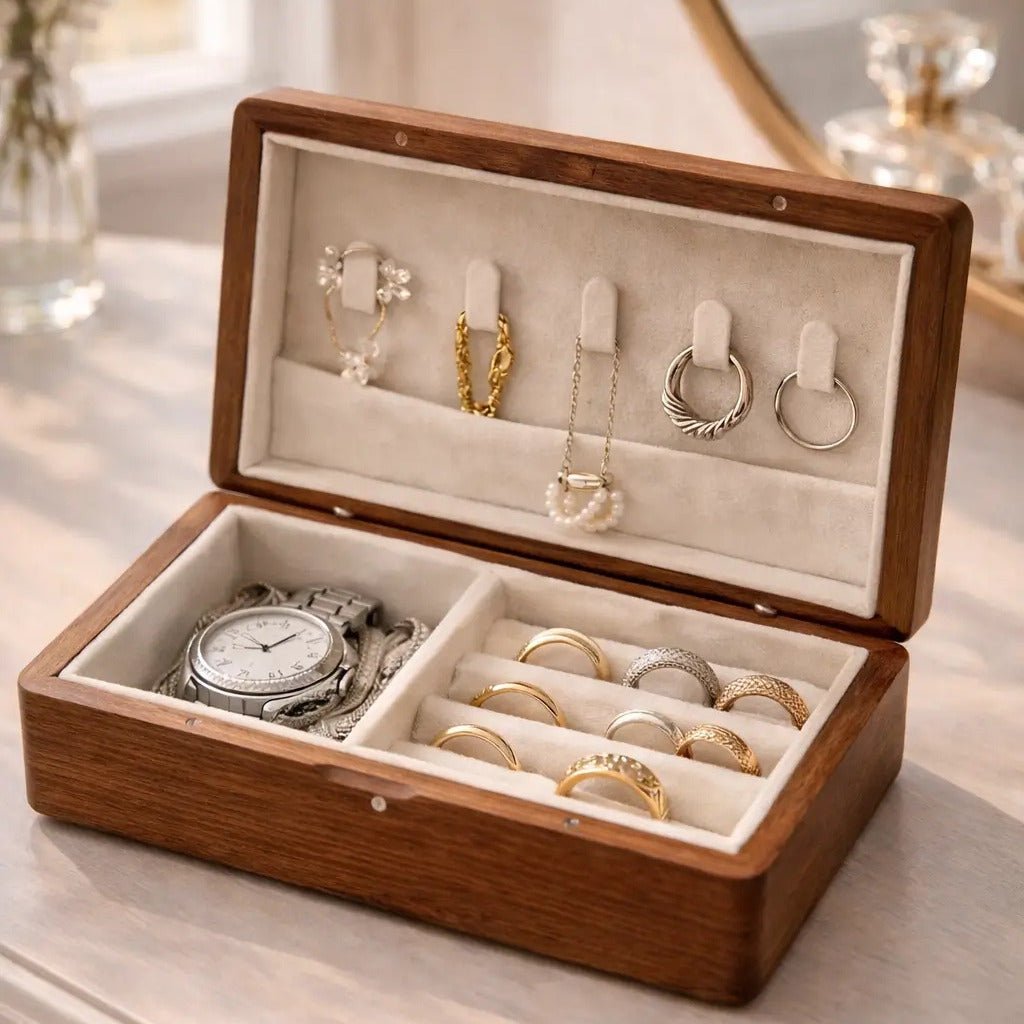 Wooden Jewellery Organiser