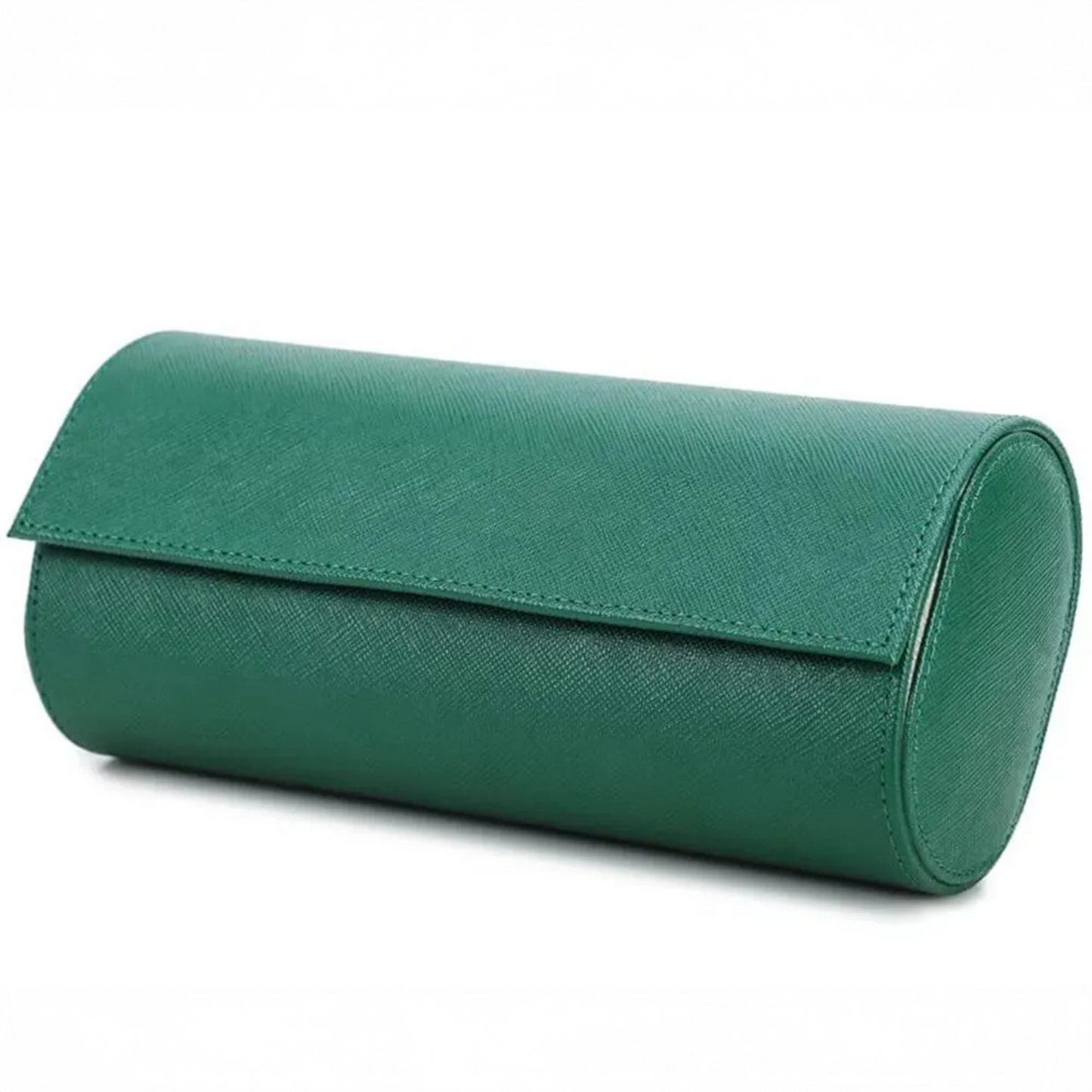 Green Saffiano Custom Leather Watch Case