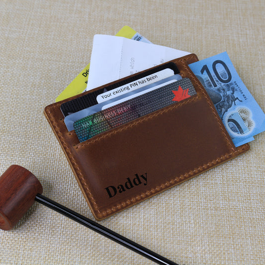 Unisex Leather Cardholder