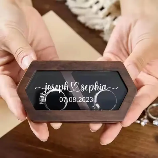 Personalised Couple Ring Box