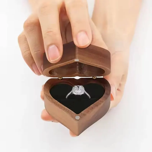 Heart Shaped Ring Box
