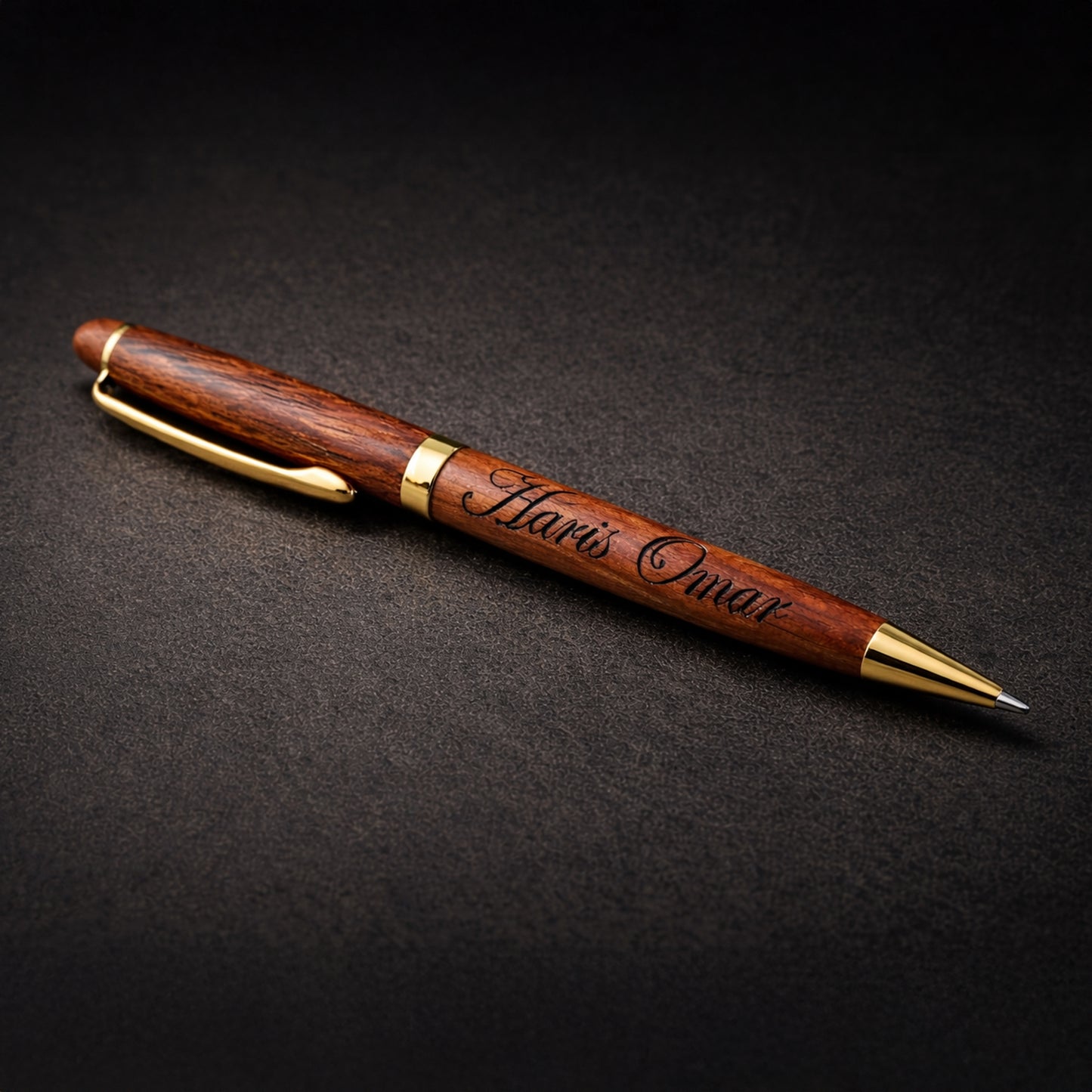 Groomsmen Gift Idea - Matching Wood Pen and Box Set with Custom Initials