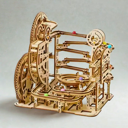 3D Wooden Ball Run Puzzle Kit