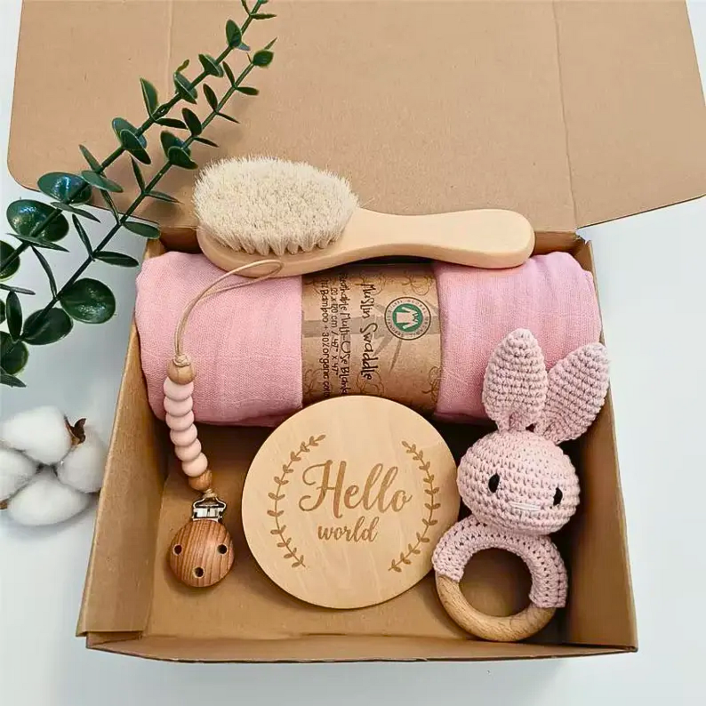 Personalised Newborn Baby Gift Box