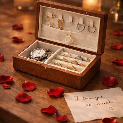 Wooden Jewellery Organiser