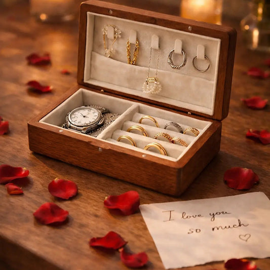 Wooden Jewellery Organiser