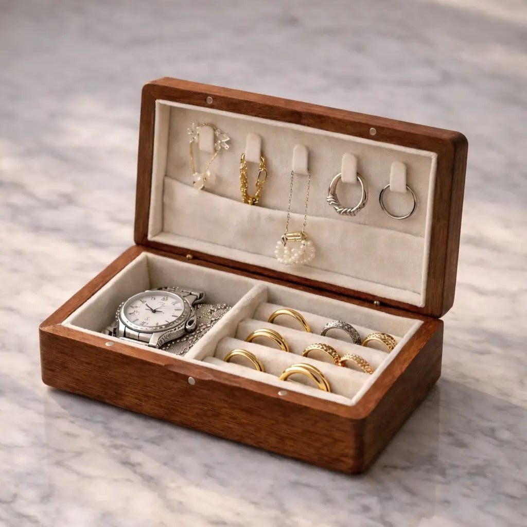 Wooden Jewellery Organiser