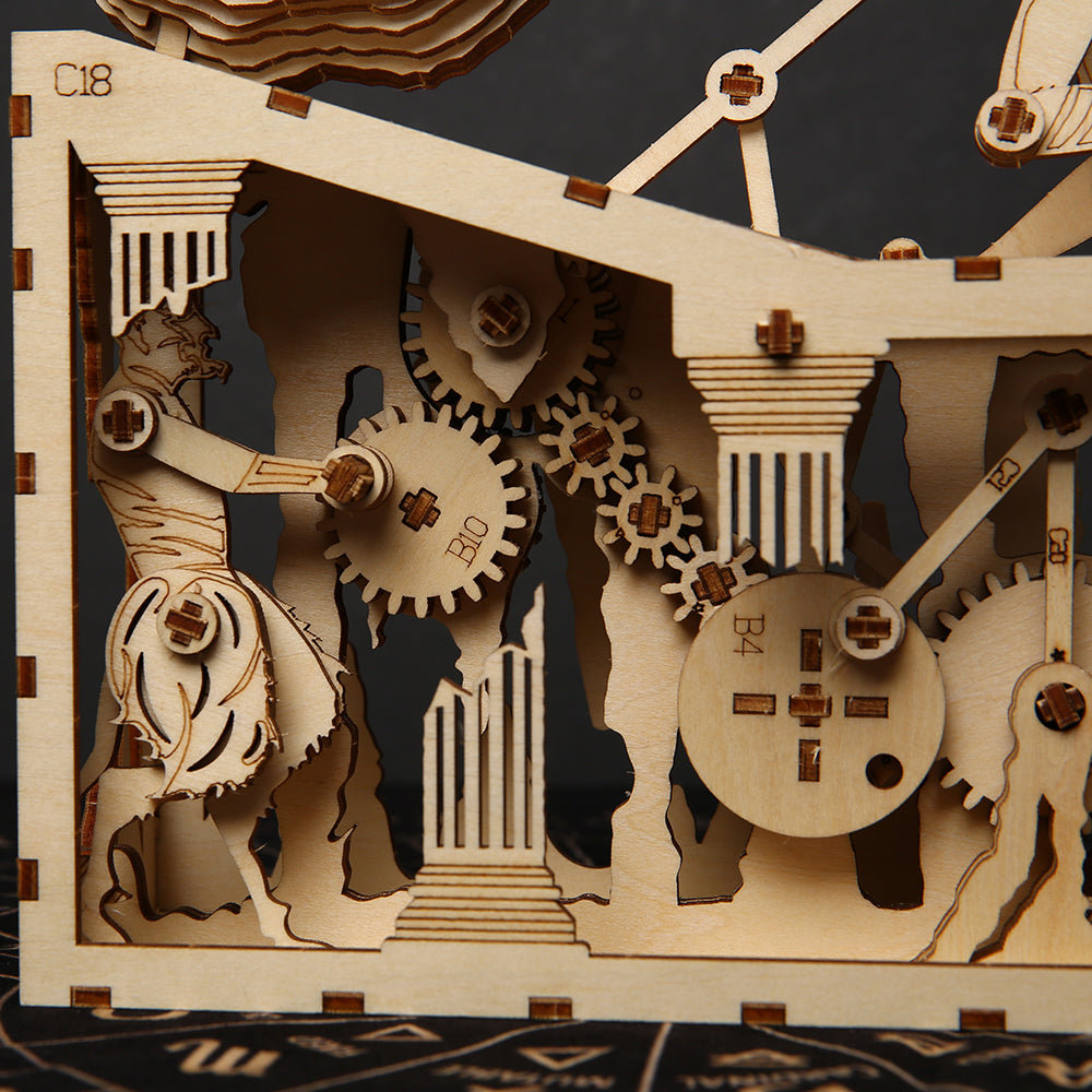 Wooden Sisyphus Puzzle Model 3D