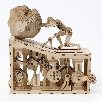 Wooden Sisyphus Puzzle Model 3D