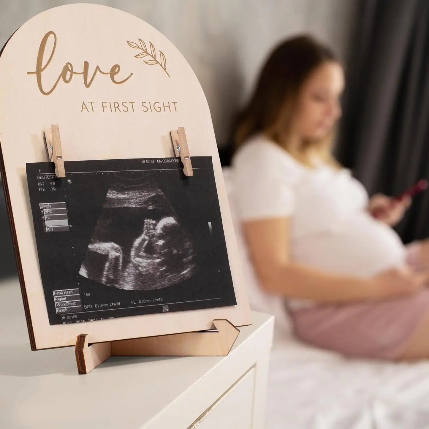 Double Sided Wooden Baby Frame