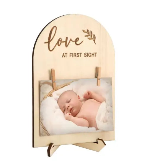 Double Sided Wooden Baby Frame