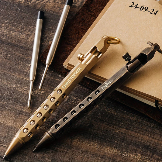 Personalised Engraved Metal Pen – Custom Name Gift