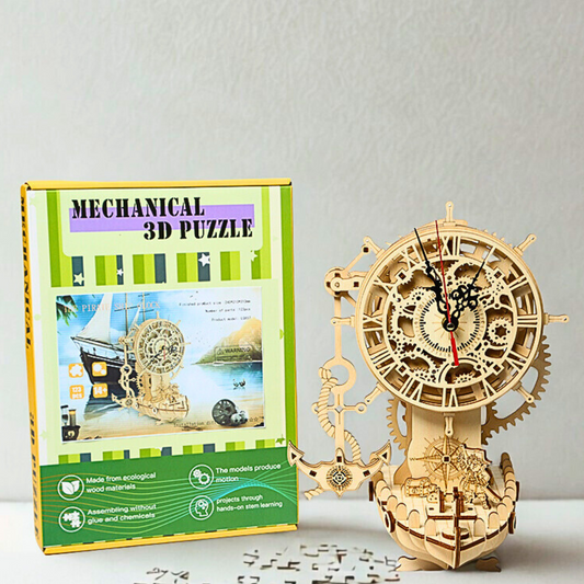 Pirate Ship Clockwork 3D Puzzle