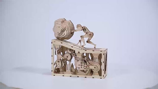 Wooden Sisyphus Puzzle Model 3D