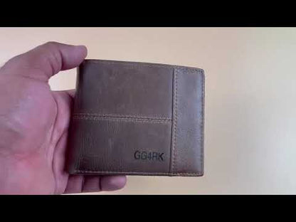 Personalised Bifold Leather Wallet
