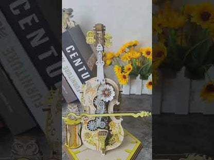 3D Wooden Violin Musical Puzzle