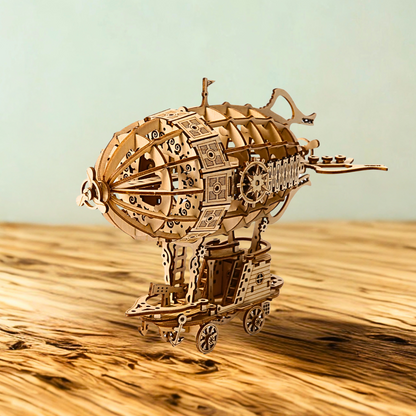 3D Wooden Airship Puzzle