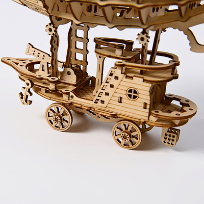 3D Wooden Airship Puzzle