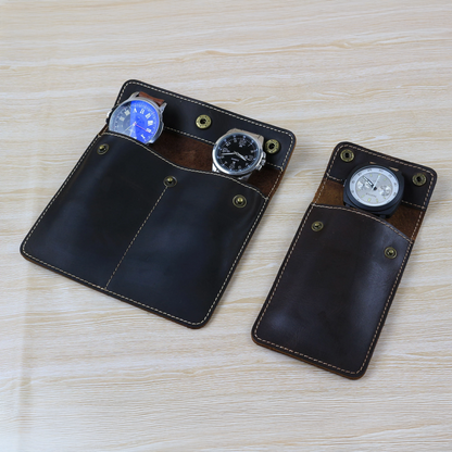 Double Slot Personalised Watch Case